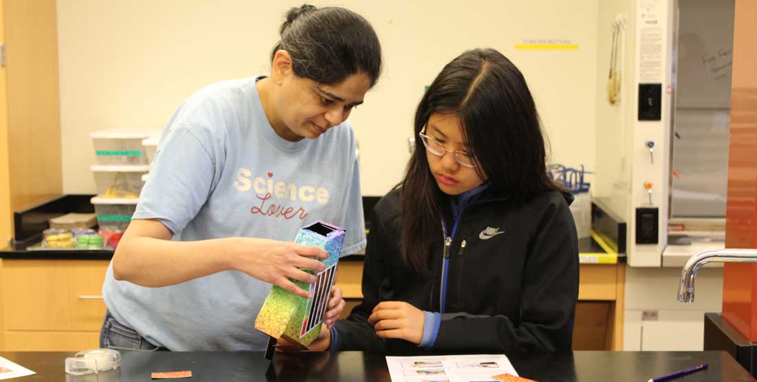 participants in the middle school girls in science program